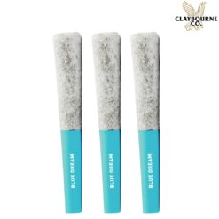 Claybourne | Flyers Frosted Blue Dream Resin Infused Pre-Rolls | 3x0.5g