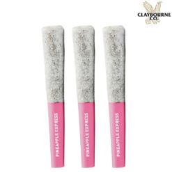 Claybourne | Flyers Frosted Pineapple Express Resin Infused Pre-Rolls | 3x0.5g
