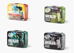 Special Blue | BROILER Torch and Matching Case | Skull High