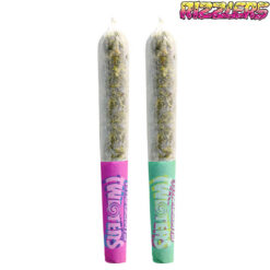 Rizzlers | Twisters - Passion Plunge & Lime Frizz Infused Pre-Roll | 2x0.5g