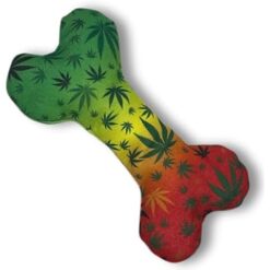 PAW:20 | Colorful Pot Bone | Plush Squeeker Dog Toy |