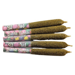 Status | Bubble Bubble Liquid Diamond Isolate Kief Coated Infused Pre-Rolls | 5x0.25g