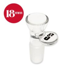 Shatter'd Glassworks | Paddle Bowl | 18mm - Clear Handle