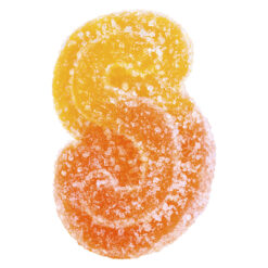 SOURZ by Spinach | Fully Blasted Peach Orange 100 THC & CBD Gummies | 10PK