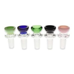We Store Glass | Scooped Full Colour Glass Bowl | 14mm | Assorted Colours PROMO