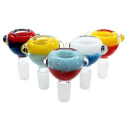 We Store Glass | Duo Tone Pebbled Bowl | Assorted Colours PROMO