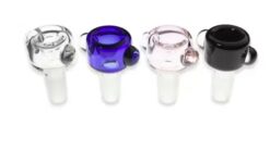 We Store Glass | Two-Bulb Solid Color Glass Bowl | 14mm | Assorted Colours PROMO