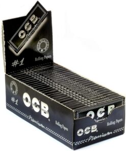 OCB | Black Single Wide Rolling Papers |