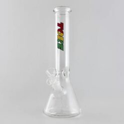 O TOKE | Clear Glass Beaker Bong | 12" - Image 2