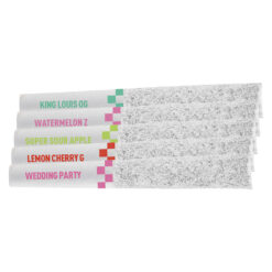 Claybourne | Flyers Frosted Flight Pack Variety Pack Infused Pre-Rolls | 5x0.5g