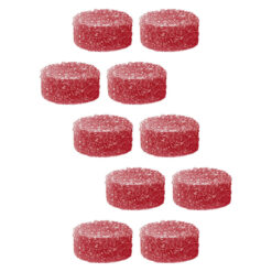 Edison Sonics | Red Razz Chiller Multi-pack 1:1 (THC:CBD) Gummies | 10PK