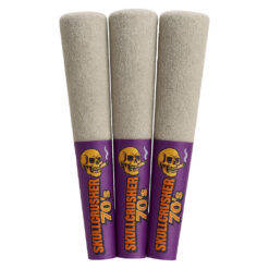Skullcrusher 70's by RAD | Iced Raspberry - Quad Diamond Infused Pre-Rolls | 3x0.45g PROMO