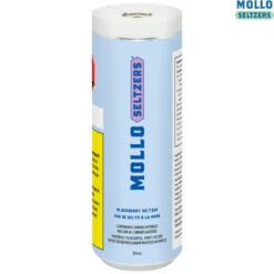 Mollo | 1:2 Blackberry Seltzer THC:CBG | 4PK Sugar free Beverage