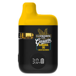 Claybourne | Gassers Banana OG Liquid Diamonds Disposable Pens | 0.95g *