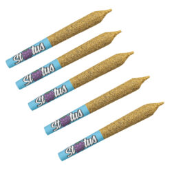 Status | Cha-Ching Cherry Liquid Diamond Kief Coated Infused Pre-Rolls | 5x0.25g *