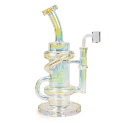 Red Eye Glass | Terminator Glitch Klein Dab Rig | 9.5"