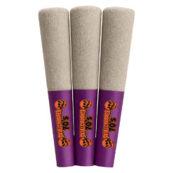 Skullcrusher 70's by RAD | Grape - Quad Diamond Infused Pre-Rolls | 3x0.45g * PROMO