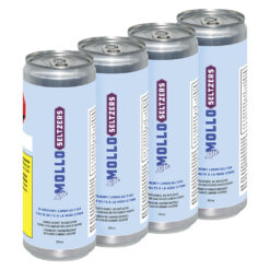 Mollo Lite | Blackberry Lemon Seltzer 4 Pk | Beverages *
