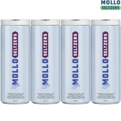 Mollo Lite | Blackberry Lemon Seltzer 4 Pk | Beverages *