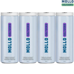 Mollo | 1:2 Blackberry Seltzer THC:CBG | 4PK Sugar free Beverage