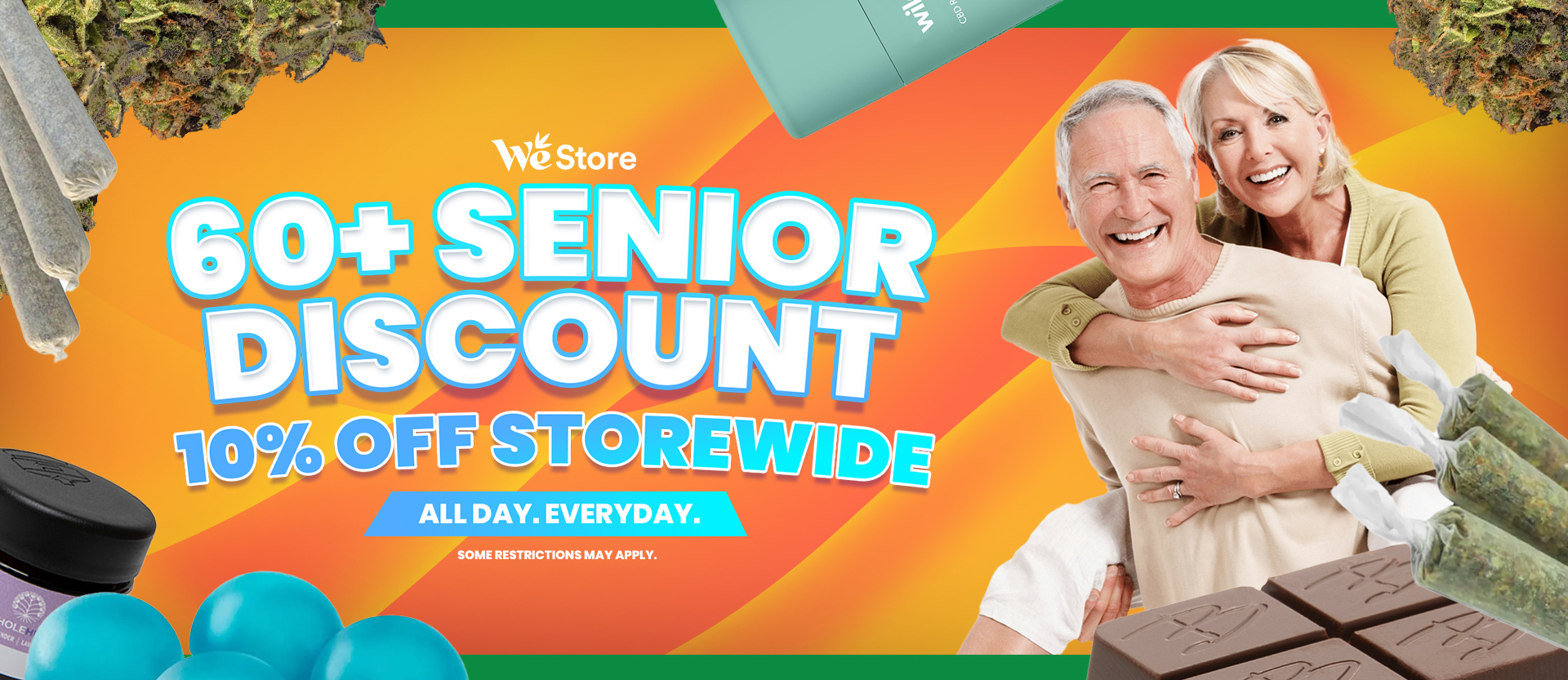 60+ Senior Discount - 10% Off Storewide