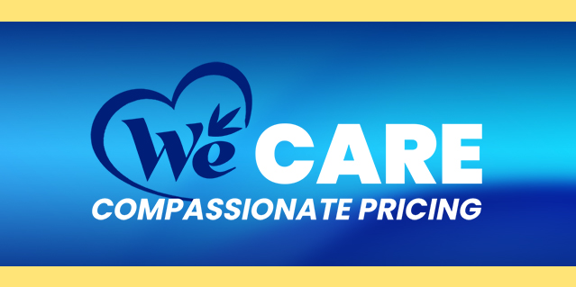 WE Care, Compassionate Pricing